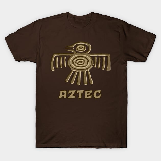 Aztec Culhua-Mexica Design T-Shirt by Pikmi